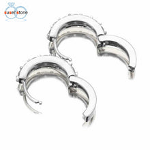 Susenstone Sterling Silver Rhinestones Earrings