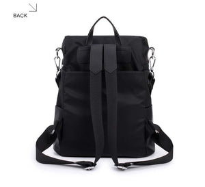 Elegant Flower Dragon Fly Backpack with 3D embroidery
